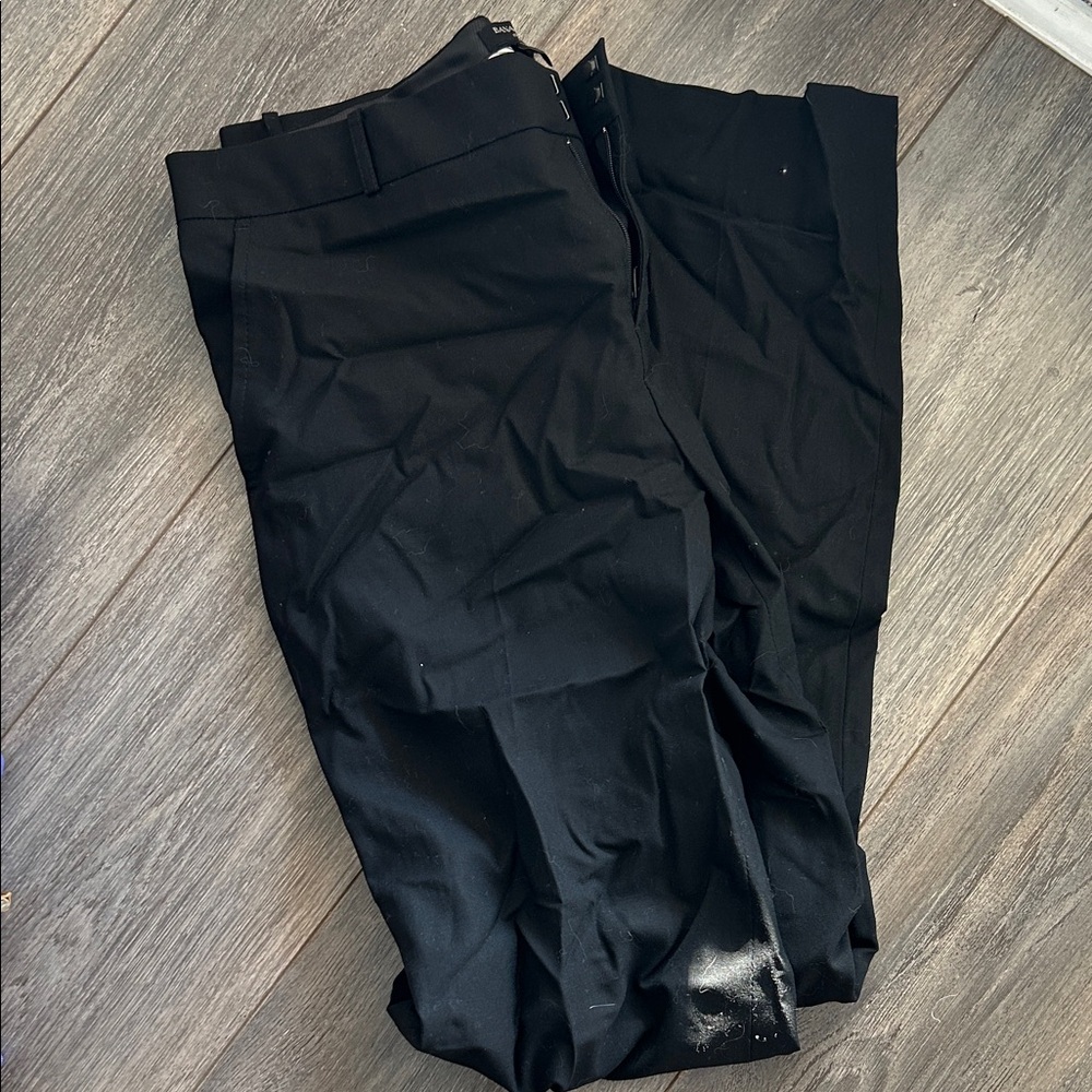 Banana Republic Slim Straight Black Trousers